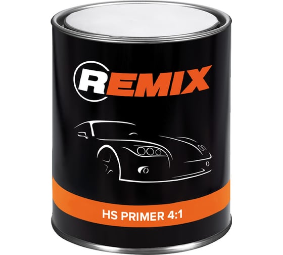 Акриловый грунт REMIX 2К HS 4:1, 1л, серый RM451101 1