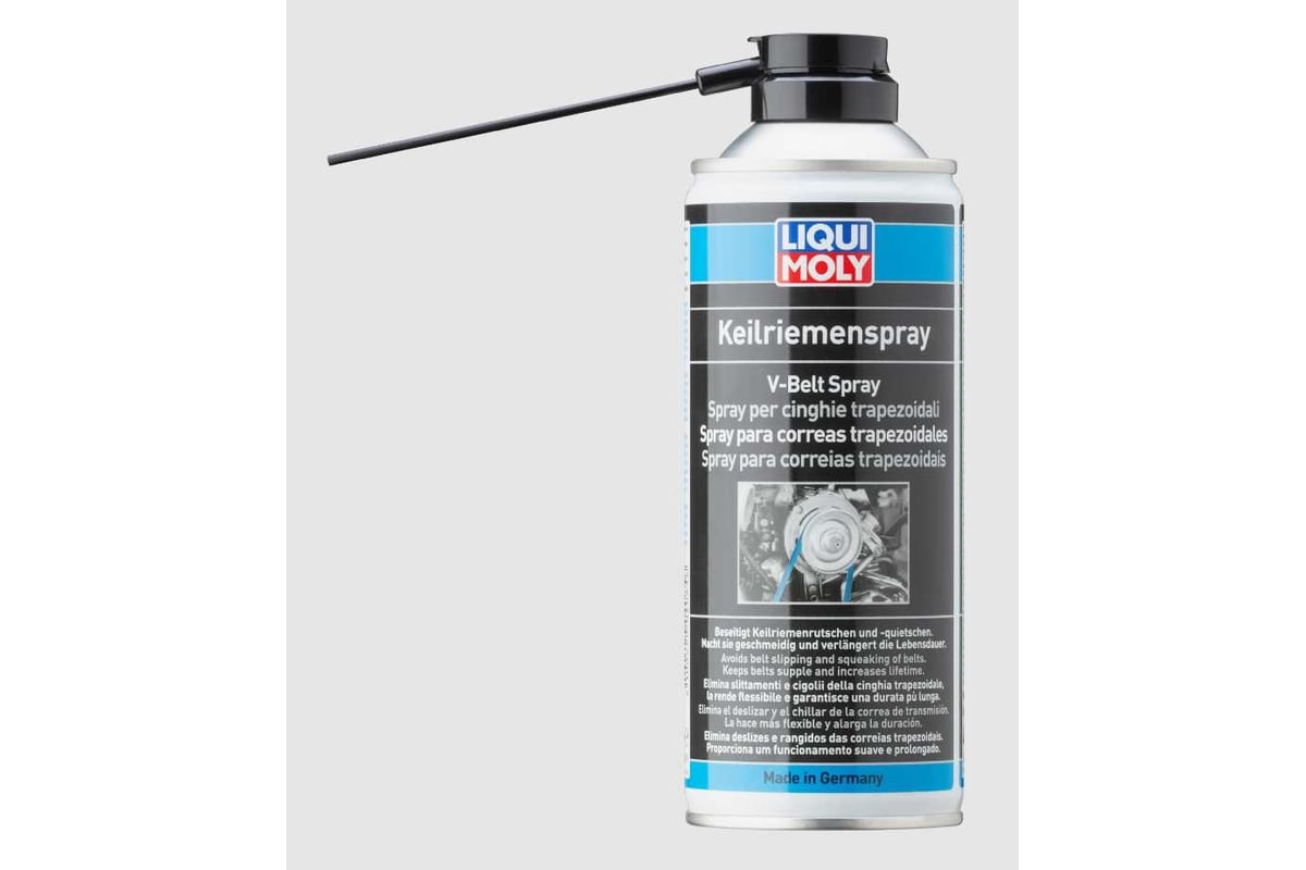 Спрей для клинового ремня, 0.4л LIQUI MOLY Keilriemen-Spray 4085 - выгодная  цена, отзывы, характеристики, фото - купить в Москве и РФ
