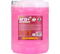 Концентрат антрифриз MANNOL ANTIFREEZE AF12+ LONGLIFE 10 л красный 2064