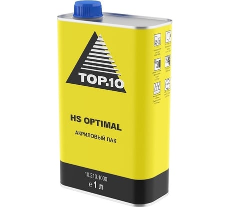 Лак TOP.10 hs optimal, 1л 10.210.1000 10.210.1000.