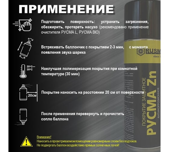 Покрытие защитное RUSMA zn 29