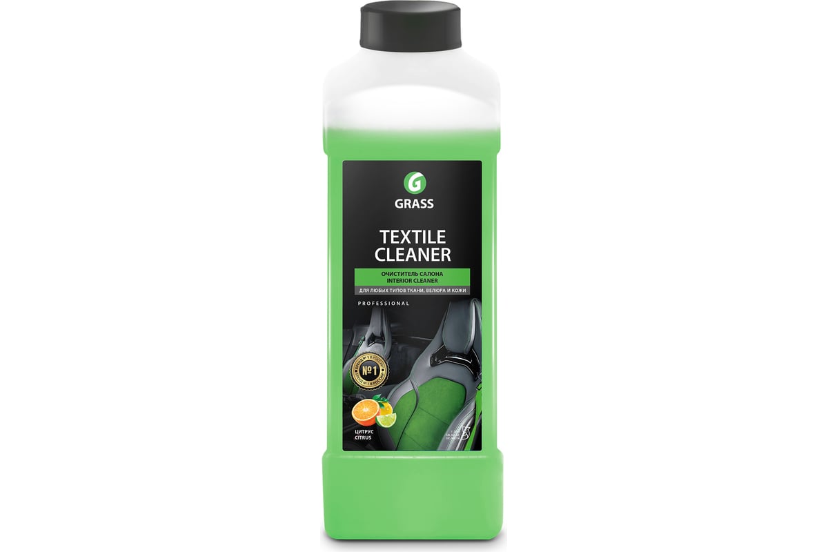 Очиститель салона Grass Textile cleaner 1 л 112110 - выгодная цена, отзывы,  характеристики, фото - купить в Москве и РФ