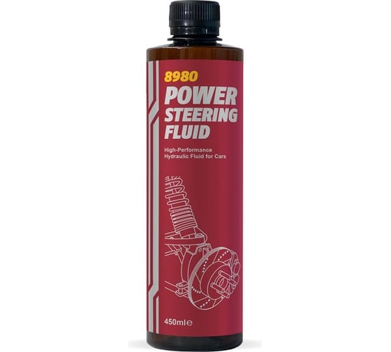Гидравлическая жидкость POWER STEERING FLUID 0.45 л MANNOL 2494 1
