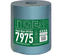 Универсальные безворсовые салфетки в рулоне Higen S90 синие, 72 gsm, 30x38 см, 55/45, 500 лст./рул. 7975 26764538