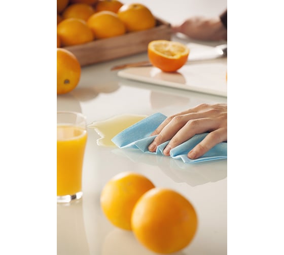 Универсальные безворсовые салфетки в рулоне Higen S90 синие, 72 gsm, 30x38 см, 55/45, 500 лст./рул. 7975