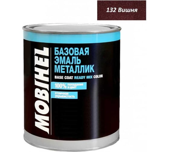 Краска MOBIHEL 132 Вишневый сад, банка  1 л, металлик 41977602 1