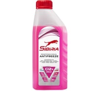 Антифриз Sibiria antifreeze g12+, -40, красный, 1 кг 800598