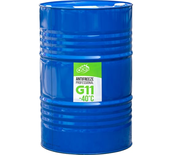 Антифриз ODIS G11 Antifreeze Professional Green -40C, 205 л/220 кг Ds0705
