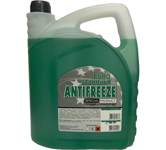 Антифриз Промпэк ЕВРО Стандарт Green, 10 кг 4607331791025