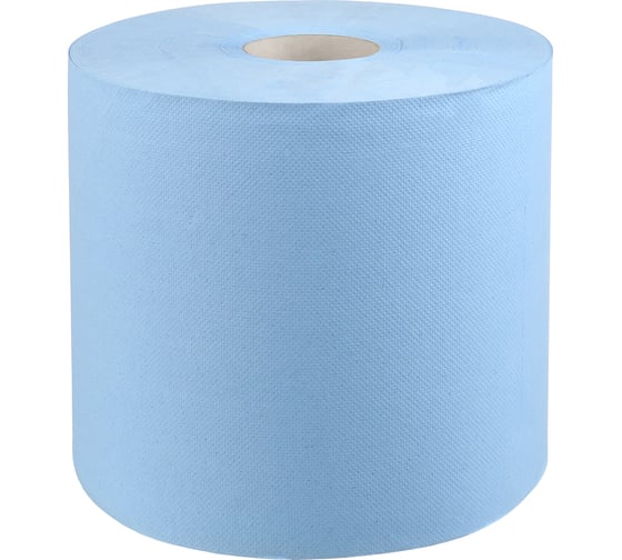 Протирочное полотенце Jasmin professional 2 сл., 2 рул., 23x35 см, 1000 отр., синее, d 7 см (w1, w2) ПП1000238