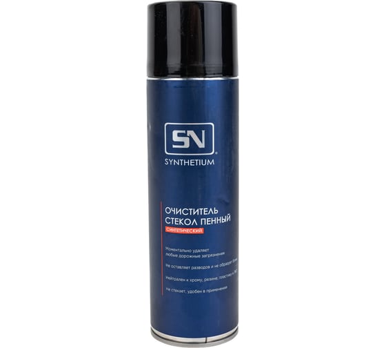 Очиститель стекол SYNTHETIUM Sn пенный, аэрозоль SN3766