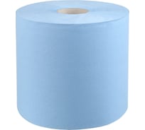 Протирочное полотенце Jasmin professional 2 сл., 2 рул., 33x35 см, 1000 отр., синее, d 7 см (w1, w2) ПП1000337