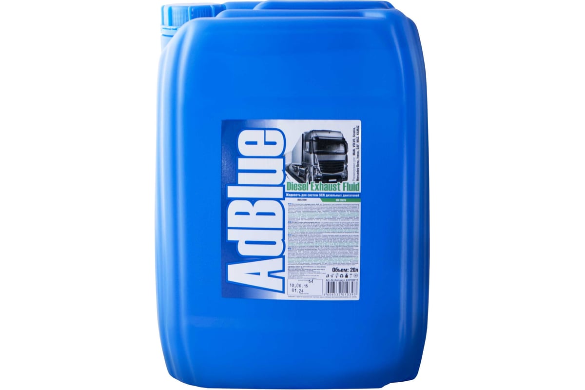 Жидкость для систем SCR дизельных двигателей AdBlue канистра 5 л ...