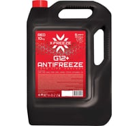 Антифриз для двигателя автомобиля X-Freeze G12+ красный 10 кг, охлаждающая жидкость, готовый к применению 430140010 26206757