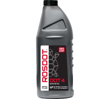 Тормозная жидкость ROSDOT DOT 4, 910 г 430101Н03