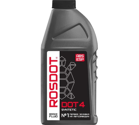 Тормозная жидкость ROSDOT DOT 4, 455 г 430101Н02
