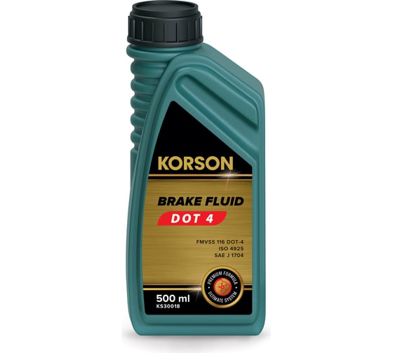 Тормозная жидкость KORSON DOT 4 500 мл KS30018 1