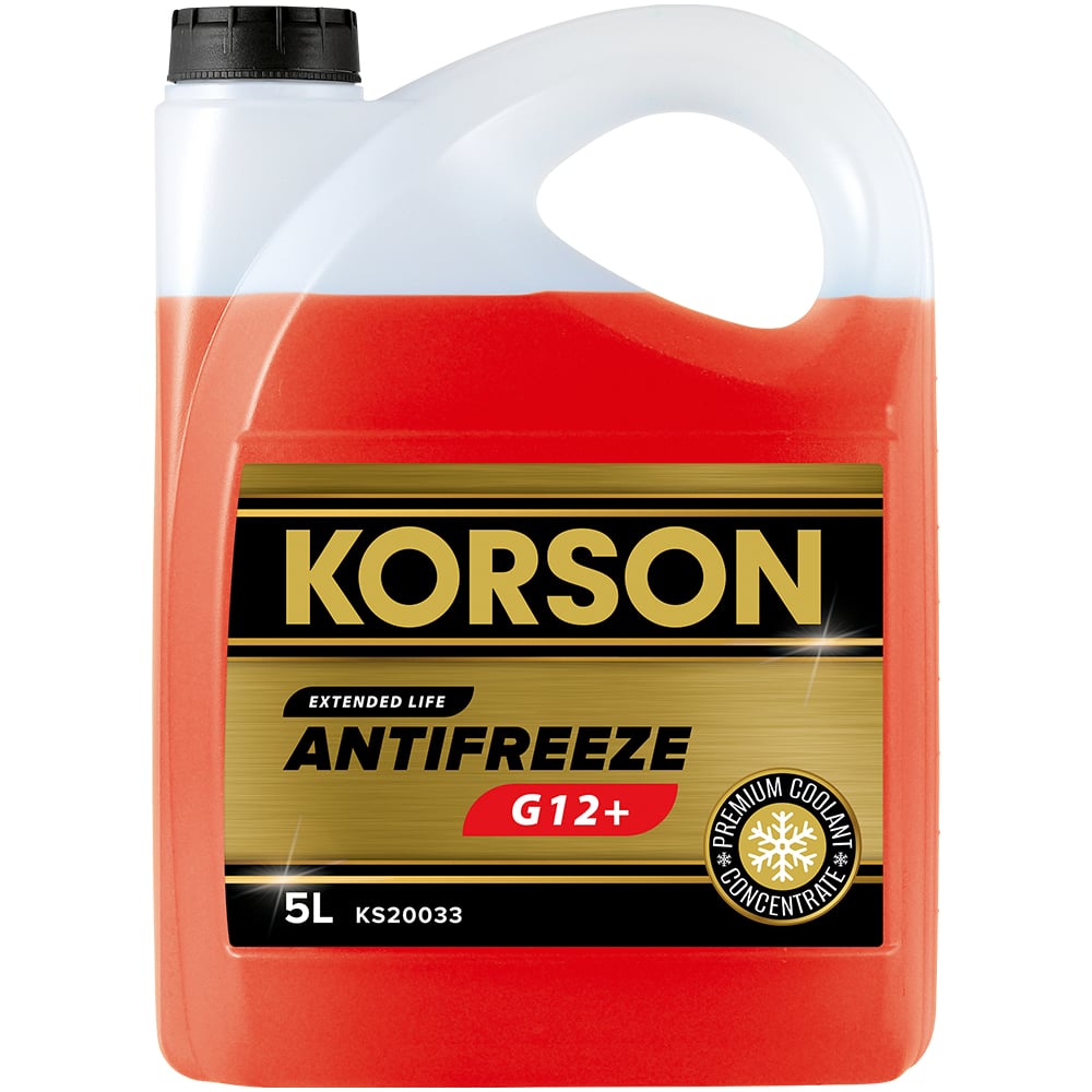 Антифриз KORSON концентрат, G12+, красный 5 л KS20033 - выгодная цена ...