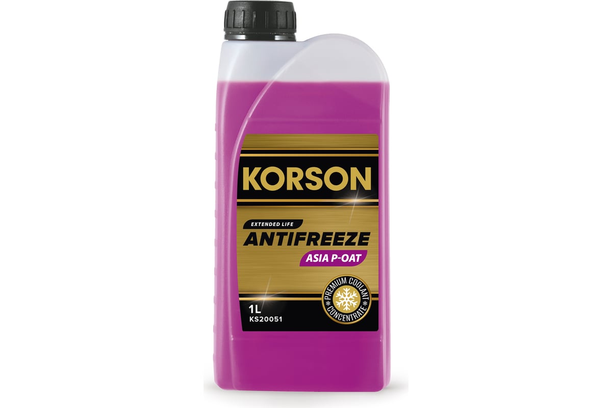 Антифриз KORSON ASIA концентрат, фиолетовый 1 л KS20051 - выгодная цена ...