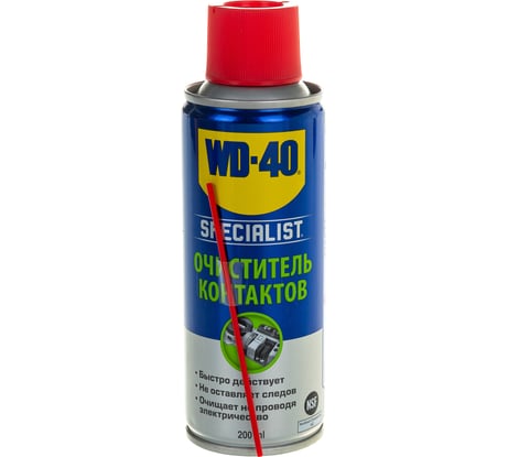 Быстросохнущий очиститель контактов 200 мл WD-40 SP70247