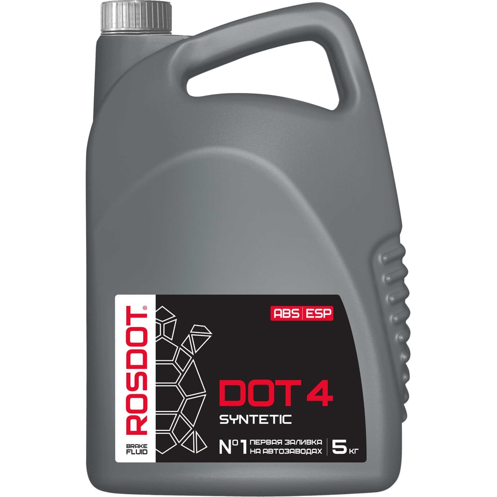 Тормозная жидкость ROSDOT DOT 4.5 кг 430101905 - выгодная цена, отзывы ...
