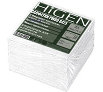 Профессиональные салфетки для пищевого производства в листах Higen Pw80 белые, 80 gsm, 35x35 см, 70/30, 30 лст/пач. 8473