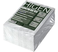 Салфетки для впитывания жидкостей Higen X60 в листах, белые, 60 gsm, 35x35 см, 70/30, 30 лст/пач. 7819