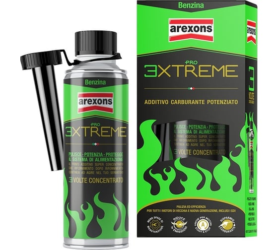Супер очиститель топливной системы бензинового двигателя AREXONS PRO EXTREME BENZIN Pro Extreme 325 мл 9674 1