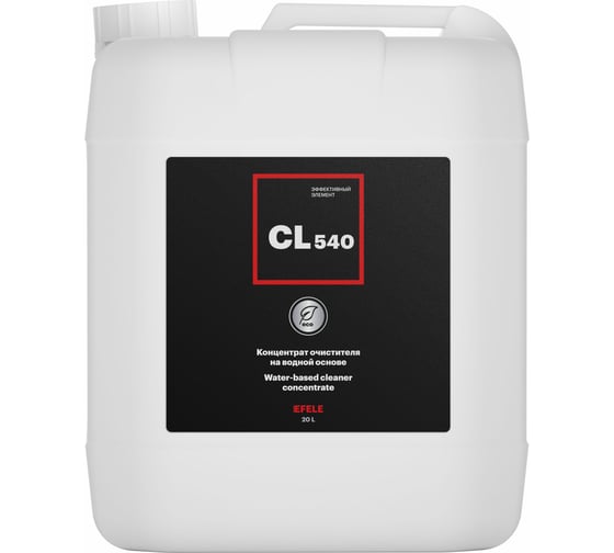 Концентрат очистителя на водной основе EFELE CL-540 20 л 0097046