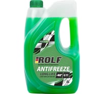 Антифриз Rolf antifreeze g11 green, зеленый 5 л, гибридный, силикатный 70014
