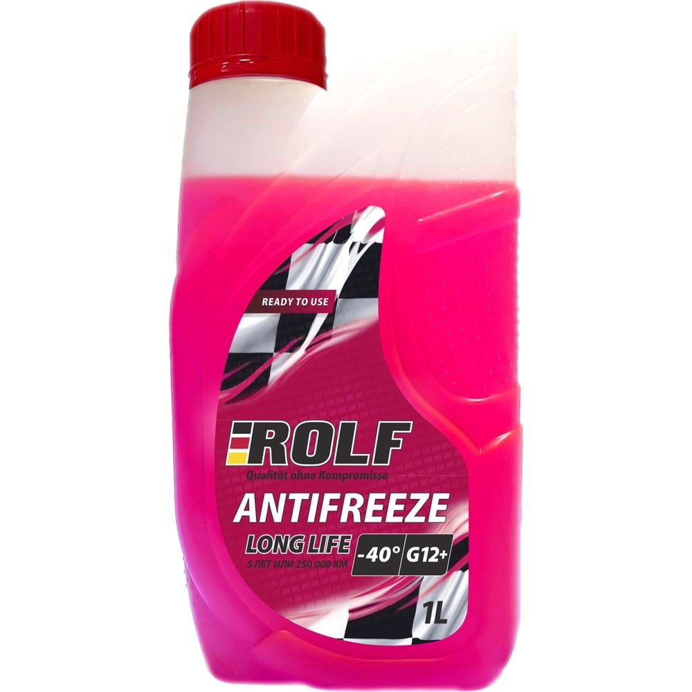  Rolf antifreeze g12+ red, красный 1 л, карбоксилатный 70011 .