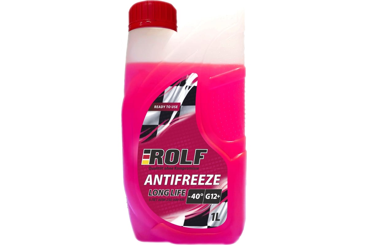 Антифриз Rolf Antifreeze G12 Red красный 1 л карбоксилатный 70011 выгодная цена отзывы 