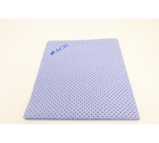 Искусственная замша ACG BETTA 50x44 см, 300 г/м, перф., синяя 1017151
