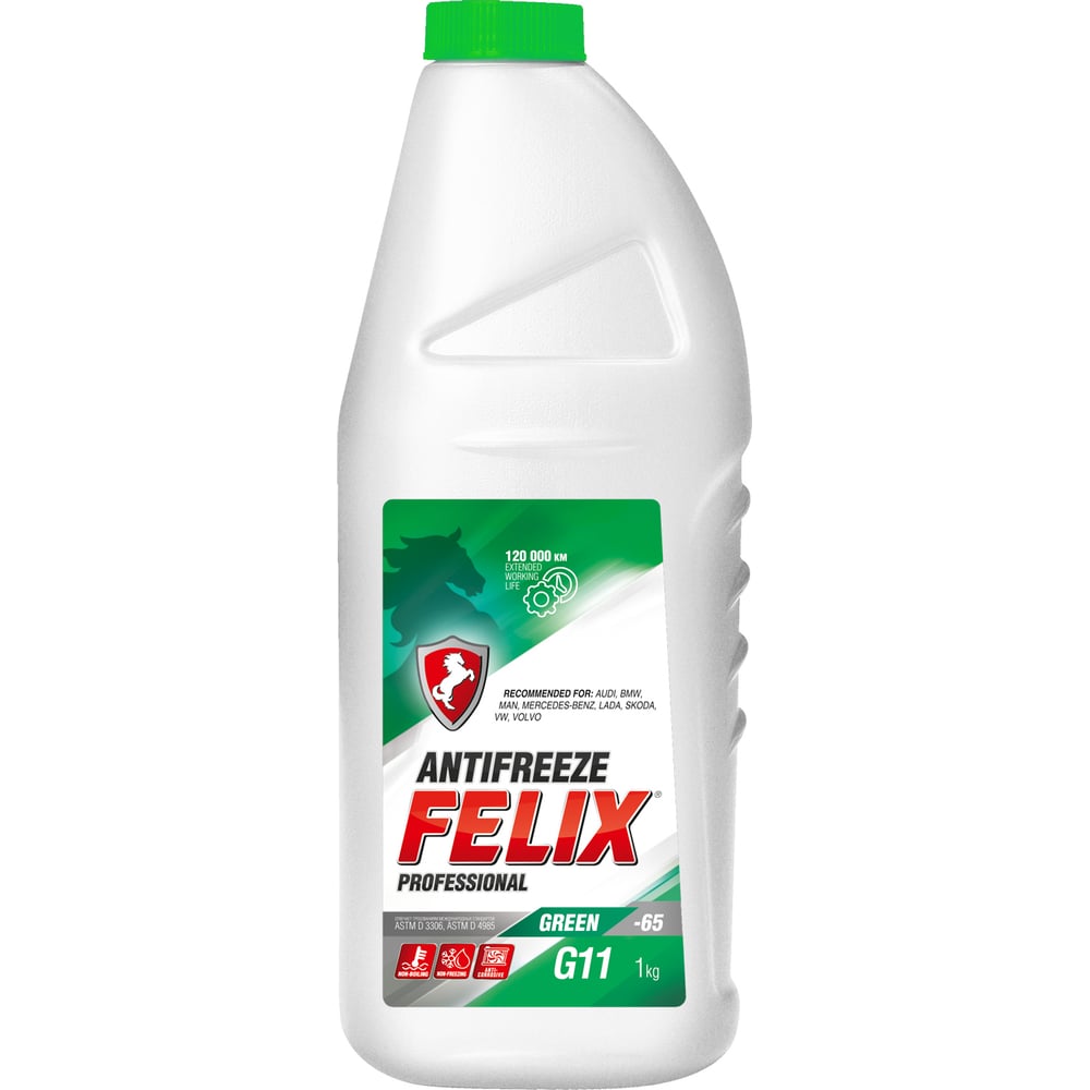 Антифриз FELIX -65, зеленый, 1 кг 430206231 - выгодная цена, отзывы ...