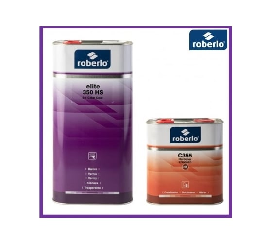 Акриловый лак ROBERLO 2K ELITE 350HS 5 л, без отвердителя 62949