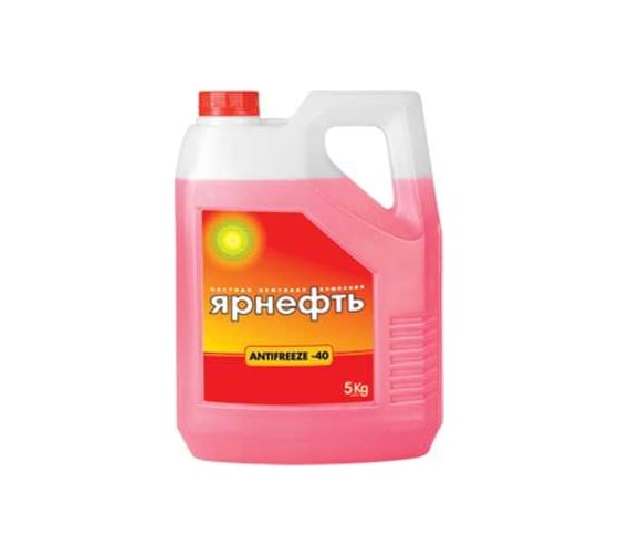 Антифриз Ярнефть -40 красный 5кг 1583