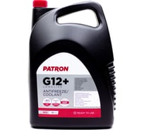 Антифриз PATRON 10 кг (8.9 л), красный, готовый, RED G12+, TL 774-D/F, G012A8DA1, G012A8FA1, WSS-M97B44-D, 6277M, MAN 324 SNF, MB 325.3, 1940663, 1381080 PCF2010