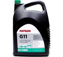 Антифриз PATRON 10 кг (8.9 л), зеленый, готовый, GREEN G11, TL 774-C, SAE J1034, N600690, MS-7170, MAN 324 NF, MB 325.0, B0400240, 6901599, 1286083 PCF4010