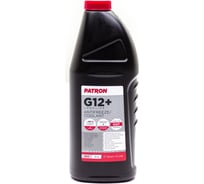 Антифриз PATRON 1 кг (0.87 л), красный, готовый, RED G12+, TL 774-D/F, G012A8DA1, G012A8FA1, WSS-M97B44-D, 6277M, MAN 324 SNF, MB 325.3, 1940663, 1381080 PCF2001