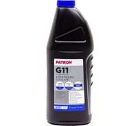 Антифриз PATRON 1 кг (0.87 л), синий, готовый, BLUE G11, TL 774-C, G011A8CA1, 83512355290, N600690, MAN 324 NF, MB 325.0, B0400240, 6901599, 1286083 PCF3001