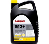 Антифриз PATRON 5 кг (4.4 л), желтый, готовый, YELLOW G12+, TL 774-D/F, G012A8FA1, DAF 325.2/325.3/326.0/326.3, PSA B715110, RENAULT 41-01-001/- T Type D PCF5005
