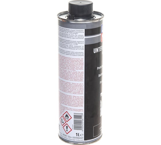 Антикор для днища кузова битум/смола (черный), 1л LIQUI MOLY Unterb.-Schutz 6112