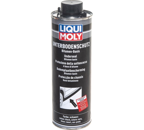 Антикор для днища кузова битум/смола (черный), 1л LIQUI MOLY Unterb.-Schutz 6112