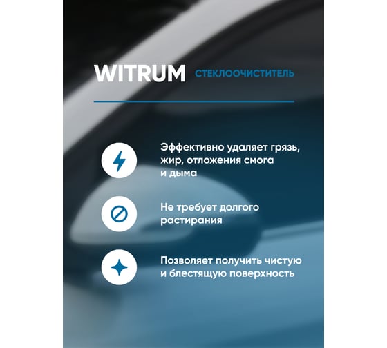 Моющее средство для стекол / очиститель для стекла / стеклоочиститель Complex witrum 0,5л 114205