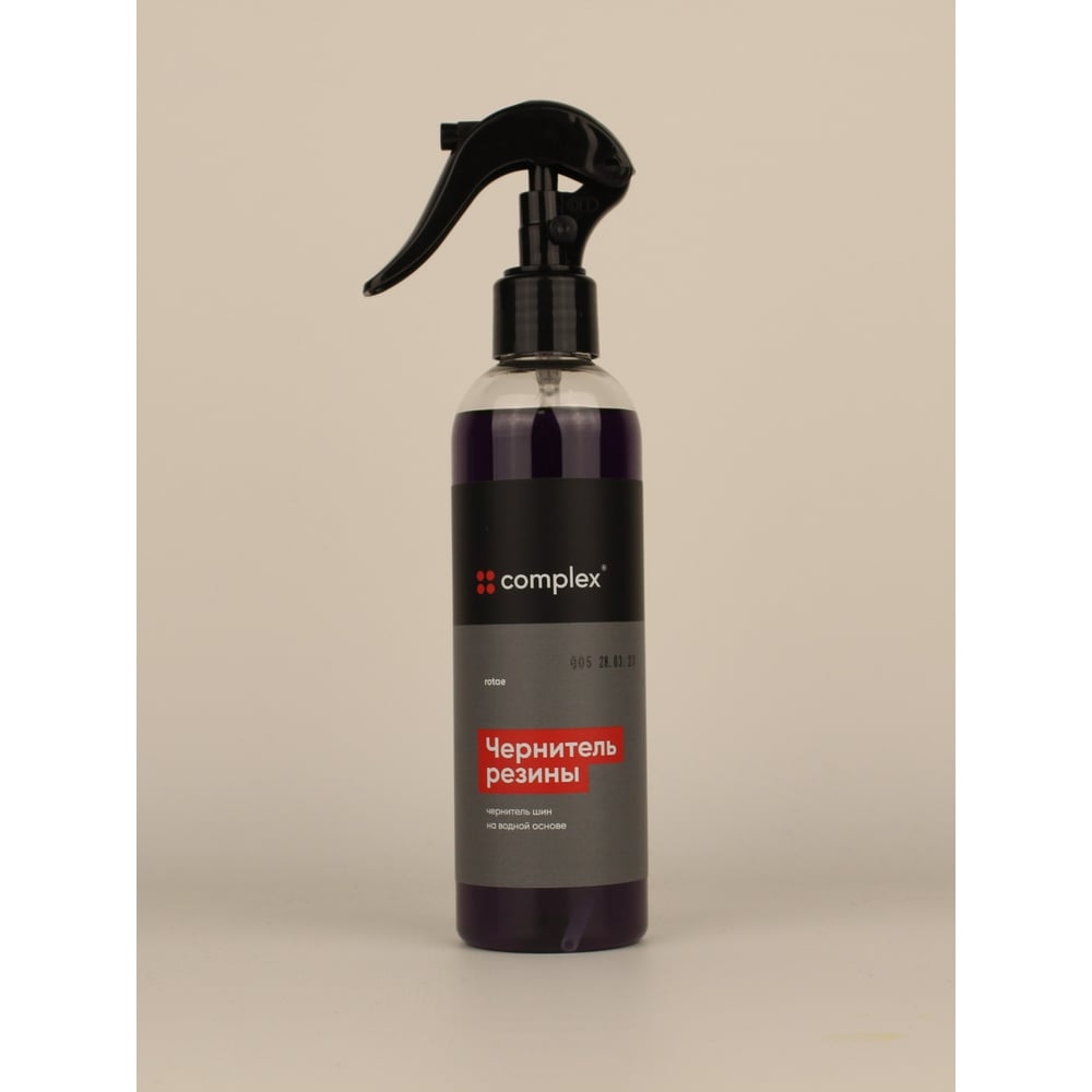 Чернитель резины автомобиля / чернитель шин авто Complex rotae 0,25л ...