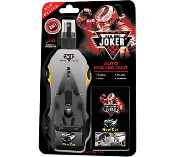 Защитный полироль с губкой Joker New новая машина 250 мл JK new car-car 1