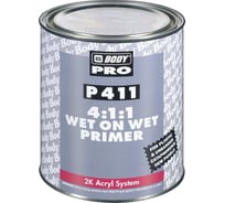 Грунт HB BODY Body P411 WET ON WET белый 1л 4111100001