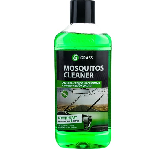 Летний стеклоомыватель Grass Mosquitos Cleaner концентрат, 1 л 110103