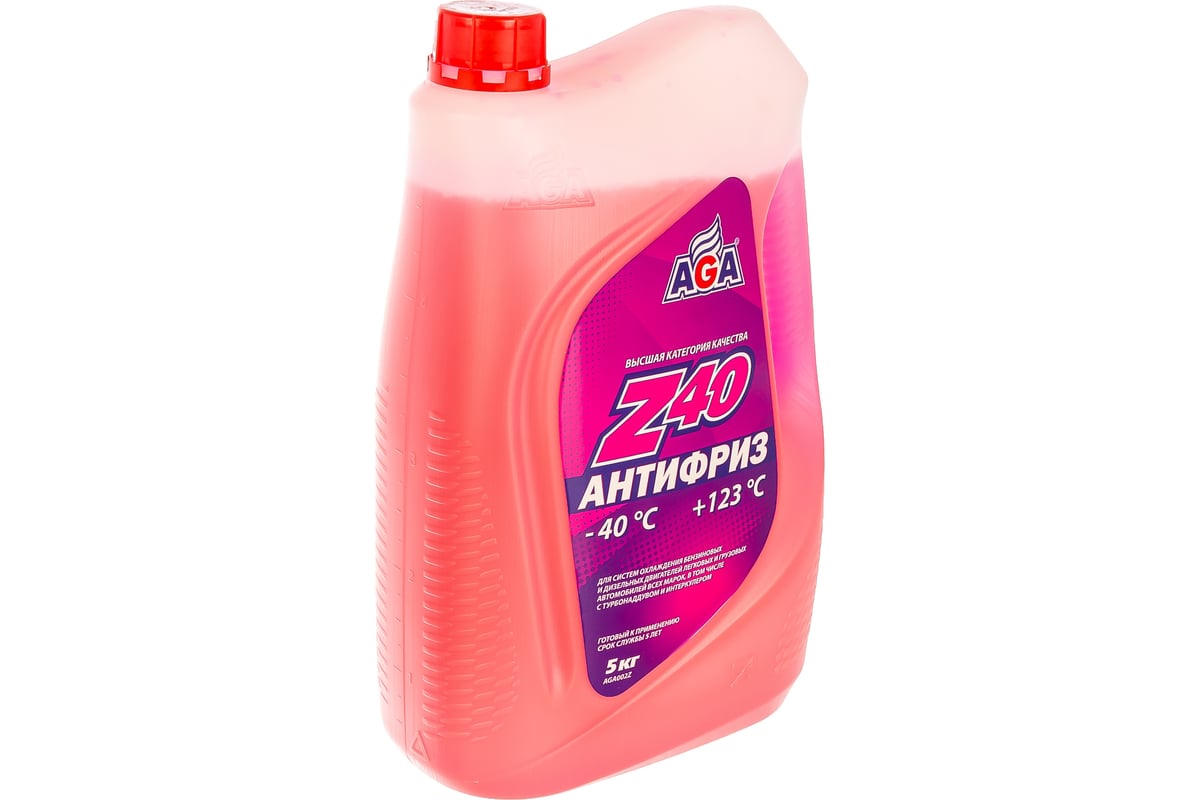 Антифриз, красный -40С AGA AGA002Z - выгодная цена, отзывы ...