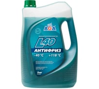 Антифриз сине-зеленый G11 AGA 5 кг, -40С+118С, готовый к применению AGA008L